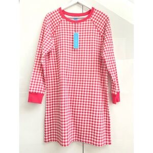 Draper James Dress Gingham Sweatshirt Athleisure Comfy
